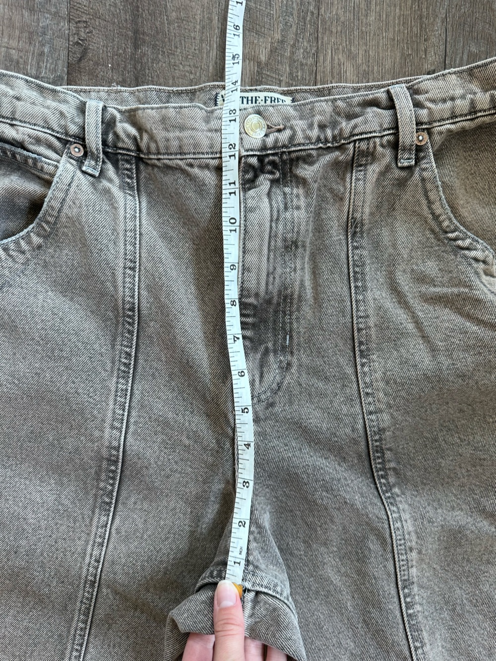 Free People Olsen Cuffed Barrel Size 33 NWT - Picture 8 of 13